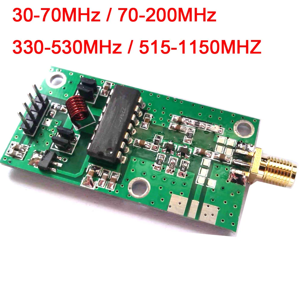 30MHz-1150MHz VCO RF Voltage Controlled Oscillator FR Signal Tracking Source Generator f/ Ham Radio Amplifier antenna
30MHz-1150MHz VCO RF Voltage Controlled Oscillator FR Signal Tracking Source Generator f/ Ham Radio Amplifier antenna