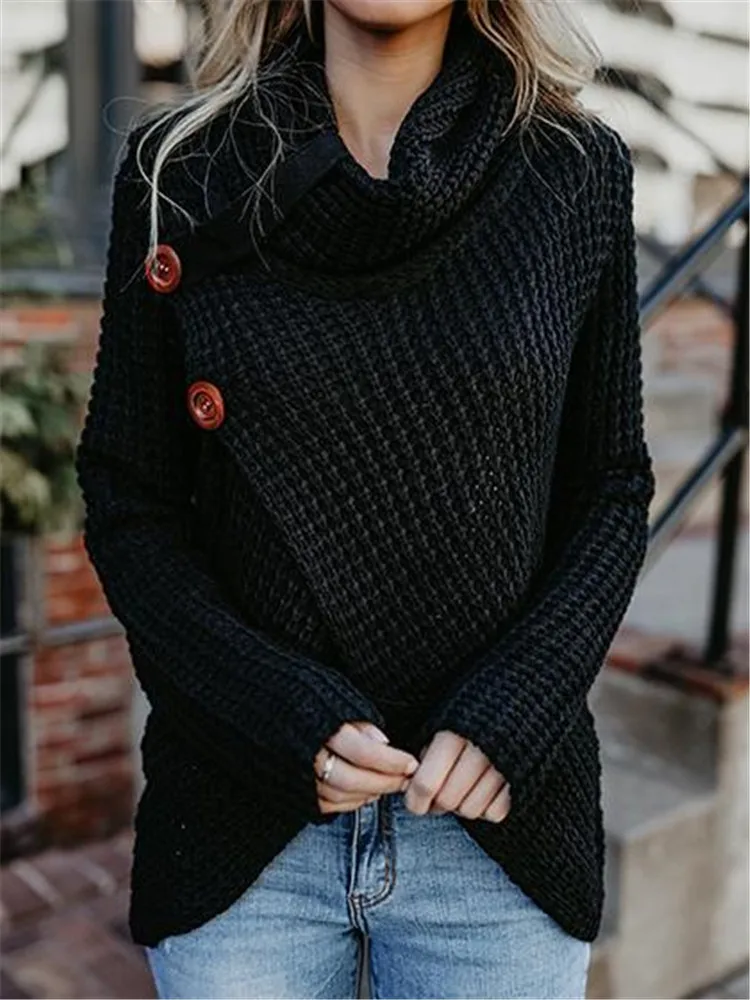 Hot style winter long sleeve joker irregular knitting coat sweater in Europe and America women
Hot style winter long sleeve joker irregular knitting coat sweater in Europe and America women