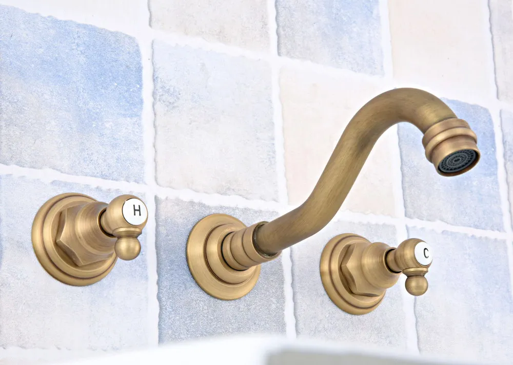 Antique Brass Widespread Wall-Mounted Tub 3 Holes Dual Handles Kitchen Bathroom Tub Sink Basin Faucet Mixer Tap asf528
Antique Brass Widespread Wall-Mounted Tub 3 Holes Dual Handles Kitchen Bathroom Tub Sink Basin Faucet Mixer Tap asf528