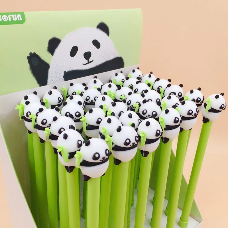 36Pcs/lot Kawaii Panda Animal Gel Pen Cute Stationery 0.5mm Black Ink Pen Kids Gift Promation School Office Supplies
36Pcs/lot Kawaii Panda Animal Gel Pen Cute Stationery 0.5mm Black Ink Pen Kids Gift Promation School Office Supplies