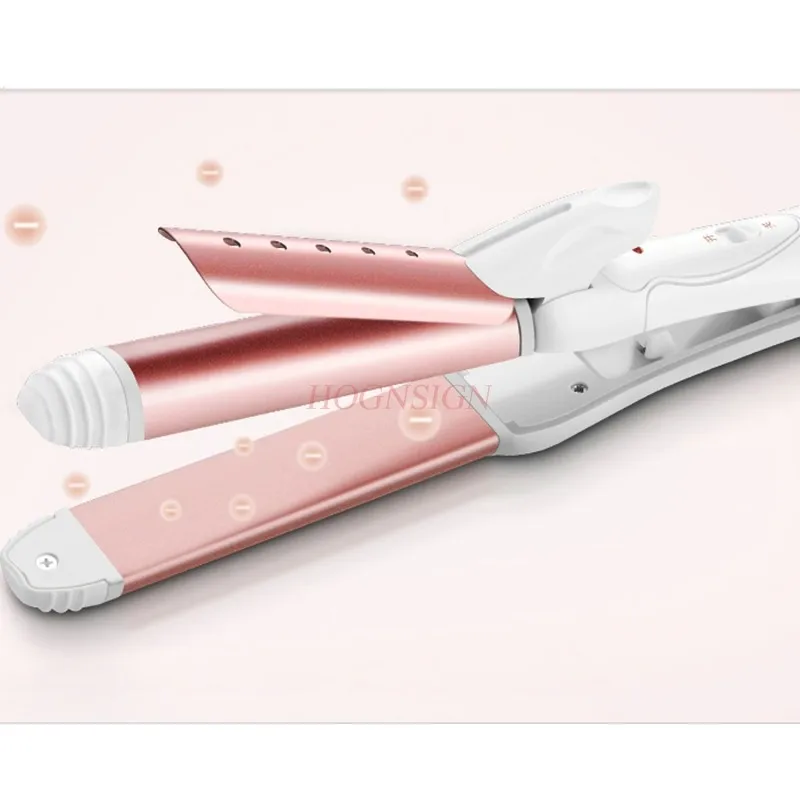 

Ceramic electric curling iron straight volume dual-use hot hair curly hair straightener straightening splint large volume does n