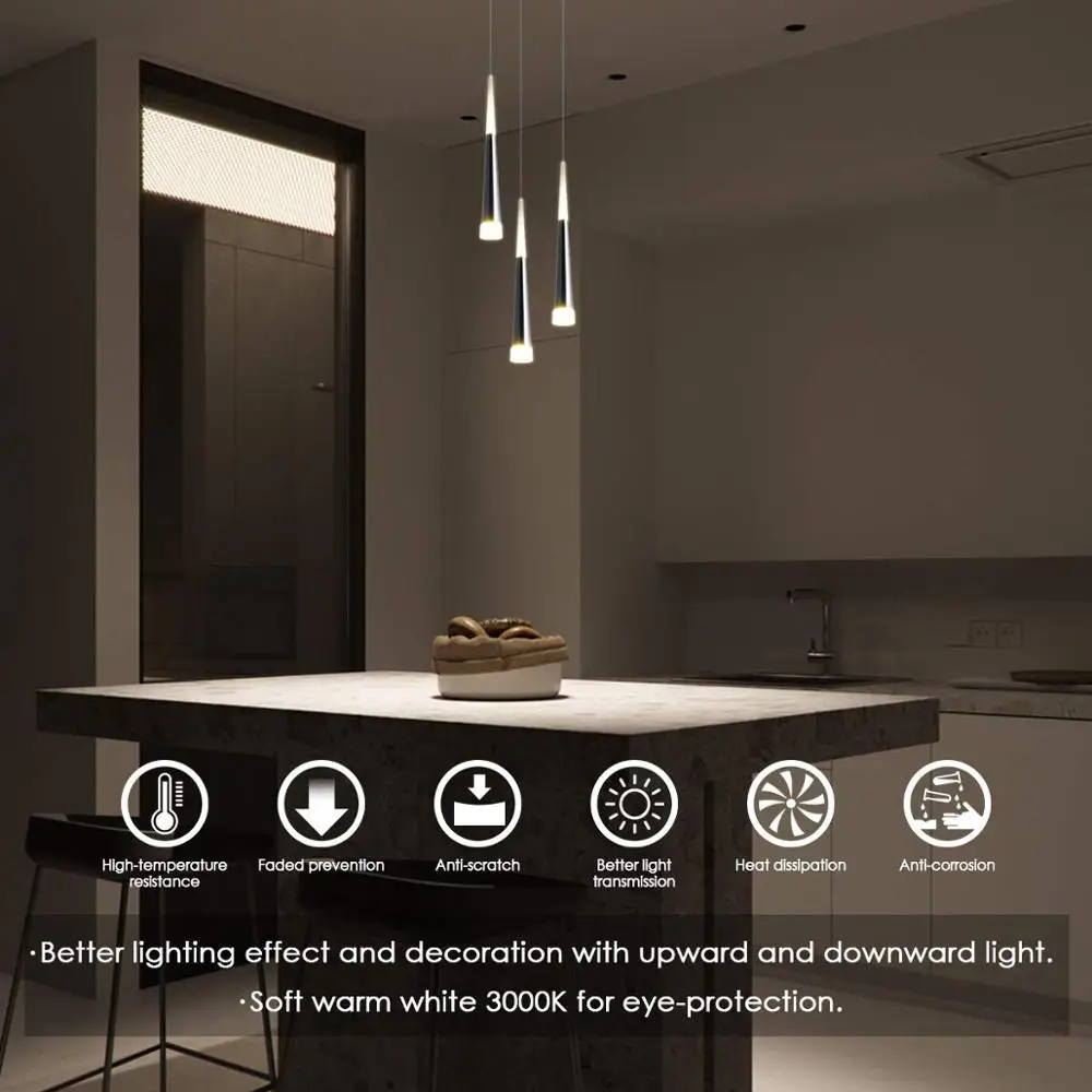 led Pendant Lamp dimmable Hanging lamps Kitchen Island Dining Room Shop Bar Counter Decoration Cylinder Pipe Kitchen Lights
led Pendant Lamp dimmable Hanging lamps Kitchen Island Dining Room Shop Bar Counter Decoration Cylinder Pipe Kitchen Lights