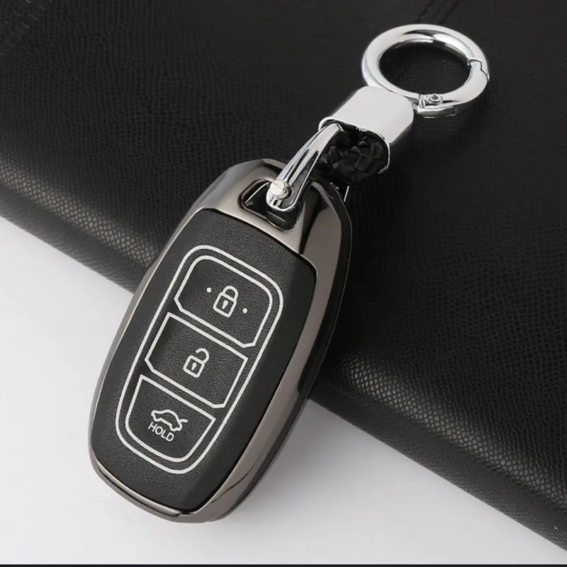 Zinc Alloy+Leather Folding Car Key Case For HYUNDAI Verna ix35/25/i30/Mistra/Celesta/Santafe/Tucson/Elantra Car Keychain Ring
Zinc Alloy+Leather Folding Car Key Case For HYUNDAI Verna ix35/25/i30/Mistra/Celesta/Santafe/Tucson/Elantra Car Keychain Ring