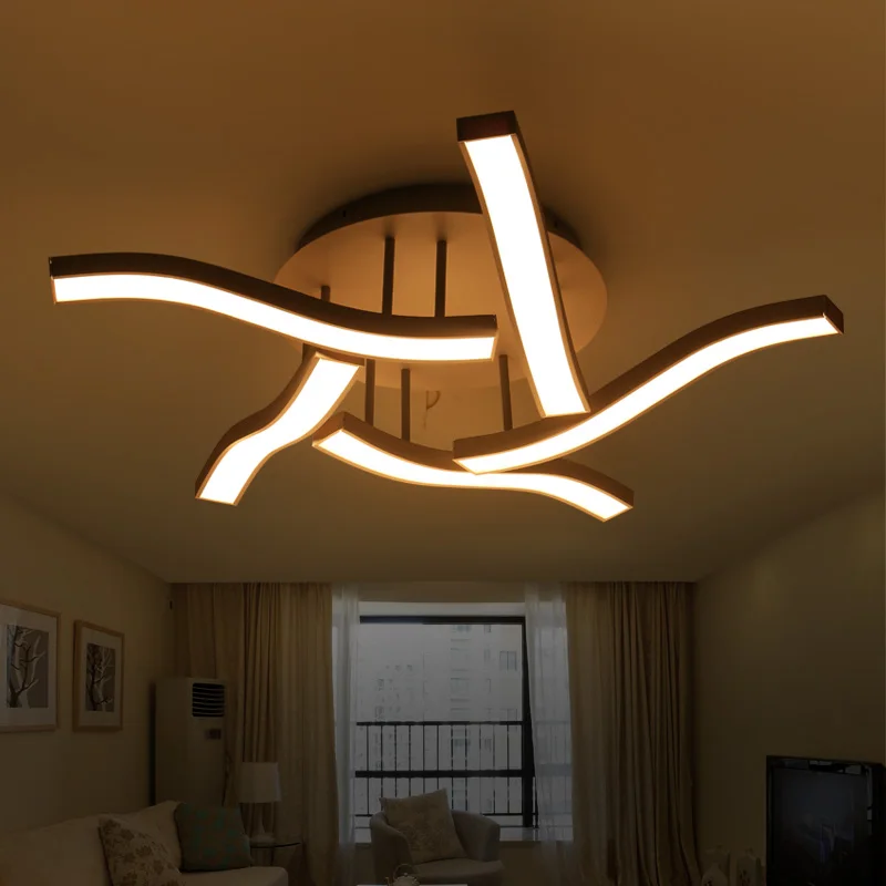 

Современные светодиодные потолочные лампы лампа для гостиная, Спальня Кабинет крытого украшения современный потолочный светильник светил...