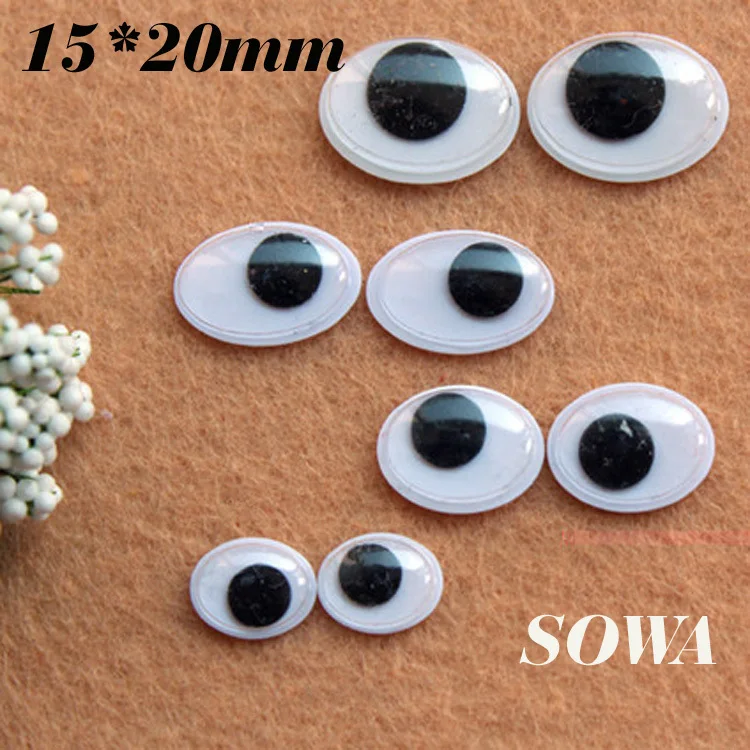 Free shipping 15x20mm 300pcs Black And White Oval Design Imitate Animal Eye Dolls Eye For Toy DIY
Free shipping 15x20mm 300pcs Black And White Oval Design Imitate Animal Eye Dolls Eye For Toy DIY