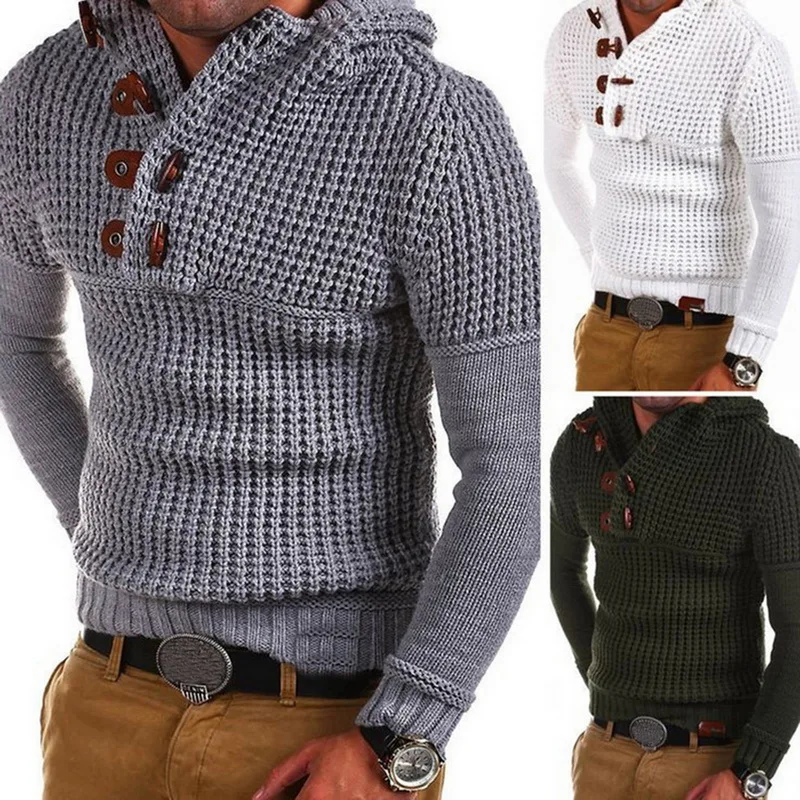 NIBESSER кардиган свитер пальто мужские осенние модные однотонные свитера