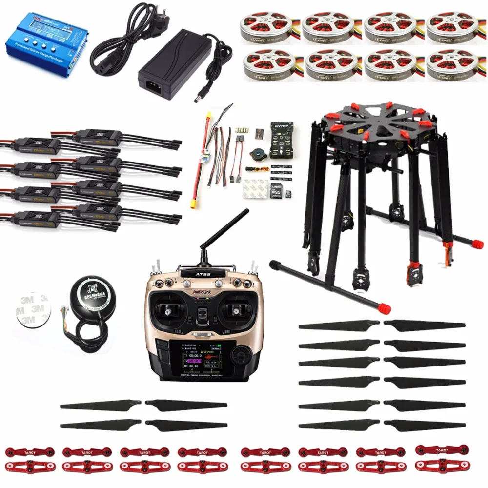 Самодельный складной GPS RC гоночный Таро X8 TL8X000 8-осевая рамка 350KV 40A PX4 32-битный Контроллер полета Radiolink AT9S TX & RX
Самодельный складной GPS RC гоночный Таро X8 TL8X000 8-осевая рамка 350KV 40A PX4 32-битный Контроллер полета Radiolink AT9S TX & RX