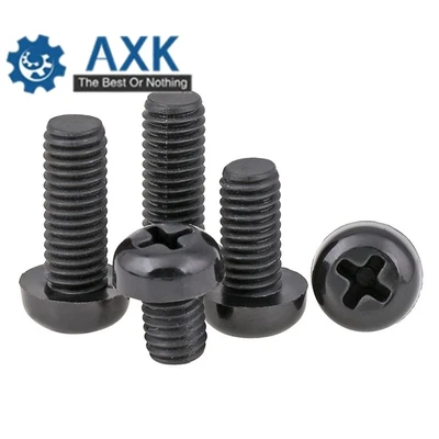 100Pcs/60Pcs Nylon Screw M4 M5 White/Black Nylon Plastic Insulation Phillips Cross Recessed Round Pan Head Machine Screws Bolt
100Pcs/60Pcs Nylon Screw M4 M5 White/Black Nylon Plastic Insulation Phillips Cross Recessed Round Pan Head Machine Screws Bolt