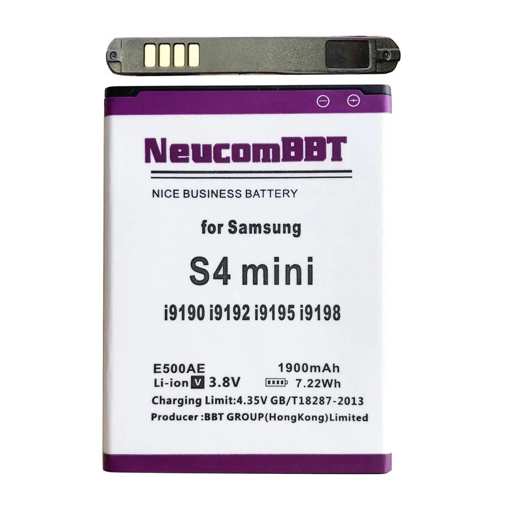 4 точечная контактная батарея для Samsung S4 Mini i9190 GT B500AE B500BU B500B 1900mAh s4mini