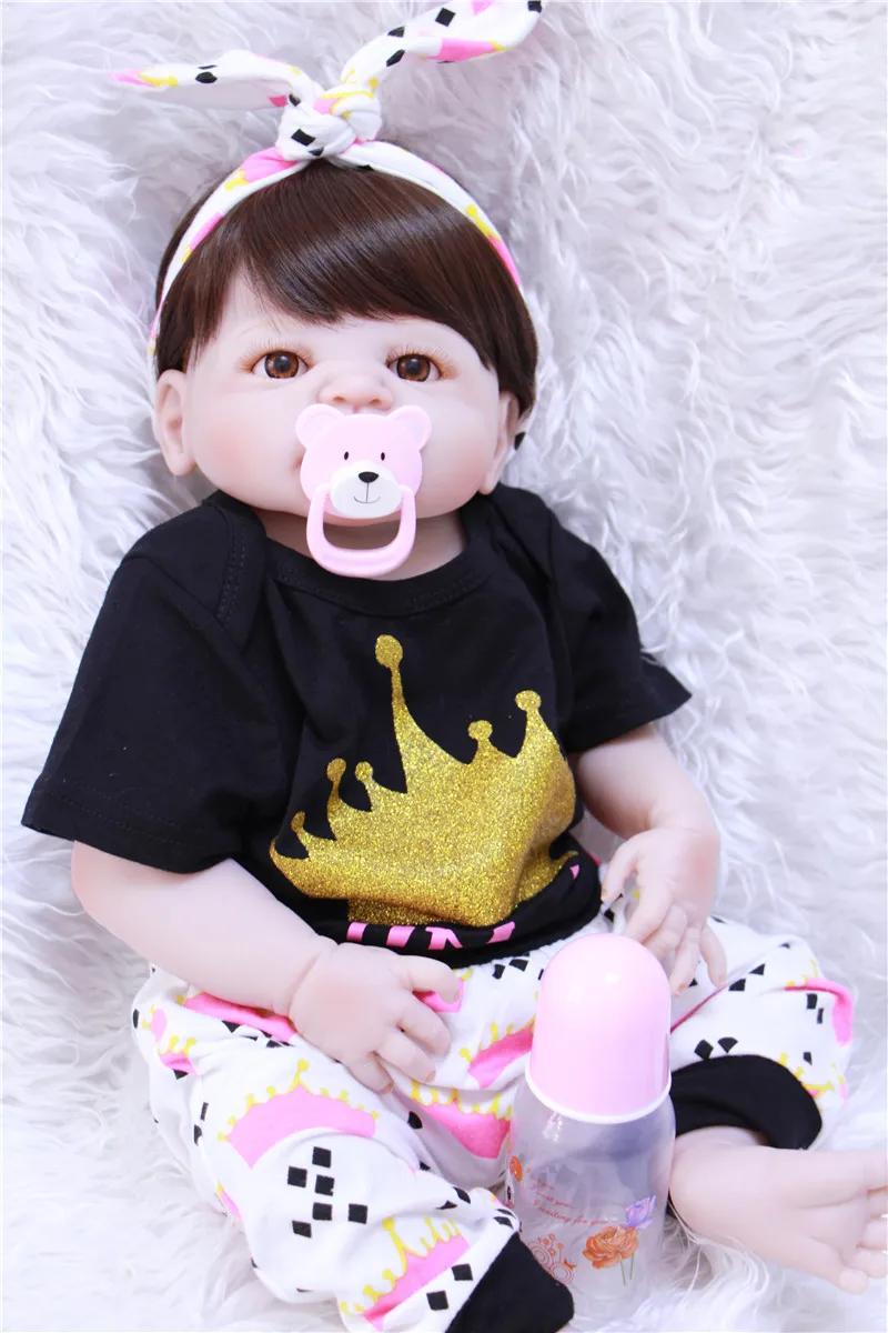 Bebe girl silicone dolls reborn 22"55cm reborn babies toddler dolls for child birthday new year gift bonecas brinquedos
Bebe girl silicone dolls reborn 22"55cm reborn babies toddler dolls for child birthday new year gift bonecas brinquedos
