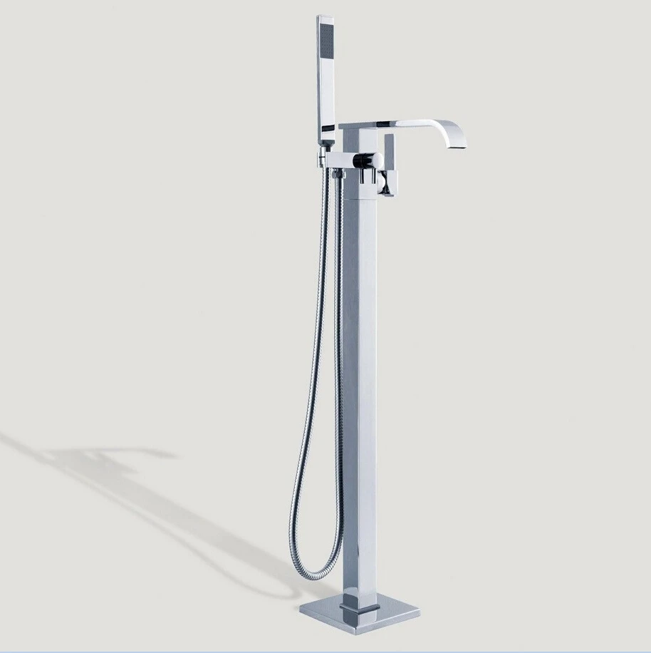 Free shipping Floor Mount Bath Clawfoot Tub Filler Faucet Handshower Free standing 013
Free shipping Floor Mount Bath Clawfoot Tub Filler Faucet Handshower Free standing 013