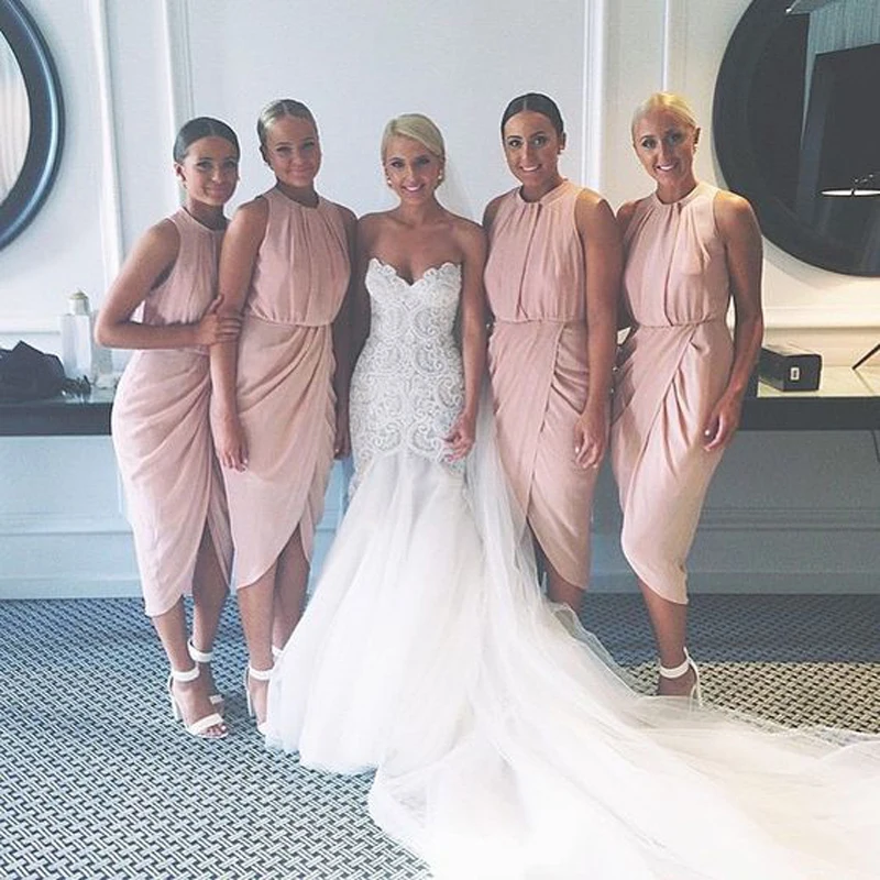 Sheath 2019 Bridesmaid Dress Nigerian Wedding Ceremony Dress Tea Length Maid of Honor Wedding Party Dress Bridesmaid Dresses
Sheath 2019 Bridesmaid Dress Nigerian Wedding Ceremony Dress Tea Length Maid of Honor Wedding Party Dress Bridesmaid Dresses