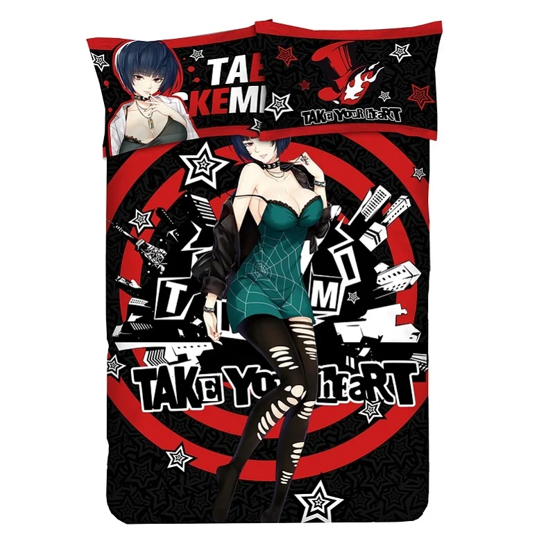 Japanese Anime Multicolours Bed setting Bed Sheet/Duvet Cover/Two Pillowcases Bedding Linen 4pcs Set
Japanese Anime Multicolours Bed setting Bed Sheet/Duvet Cover/Two Pillowcases Bedding Linen 4pcs Set