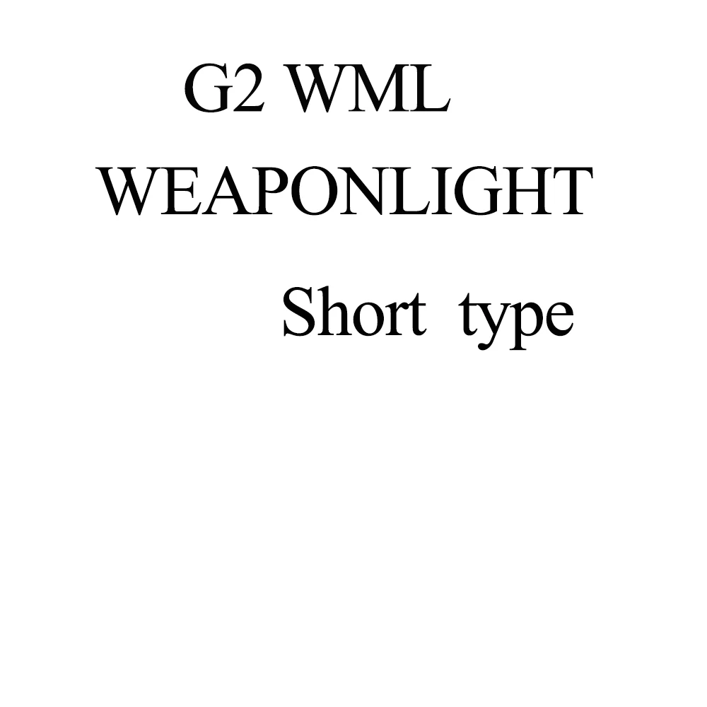 WML BK Short long Version Gun Tactical Weapon Light Waterproof Airsoft Flashlight Fit 20mm Picatinny Rail For Hunting
WML BK Short long Version Gun Tactical Weapon Light Waterproof Airsoft Flashlight Fit 20mm Picatinny Rail For Hunting