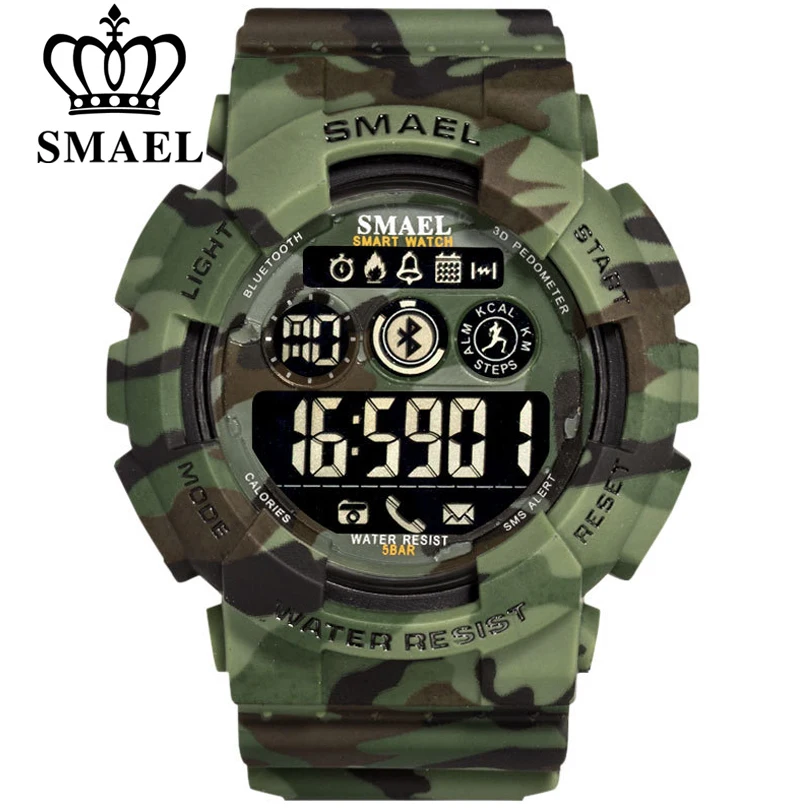 SMAEL Sport Watches Mens Digital WristWatches Male Chronograph Military Army Camouflage Wrist Watch LED Display Watches For Men
SMAEL Sport Watches Mens Digital WristWatches Male Chronograph Military Army Camouflage Wrist Watch LED Display Watches For Men