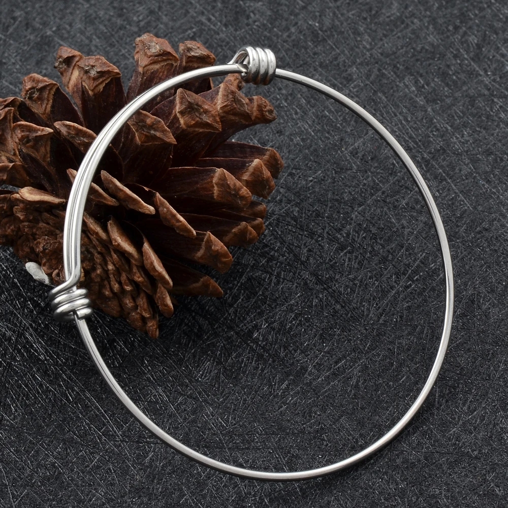 IJB0214 Cheap Wholesale 316L Stainless Steel Beading Expandable Adjustable Wire Bangle Bracelet Charm Bracelets
IJB0214 Cheap Wholesale 316L Stainless Steel Beading Expandable Adjustable Wire Bangle Bracelet Charm Bracelets