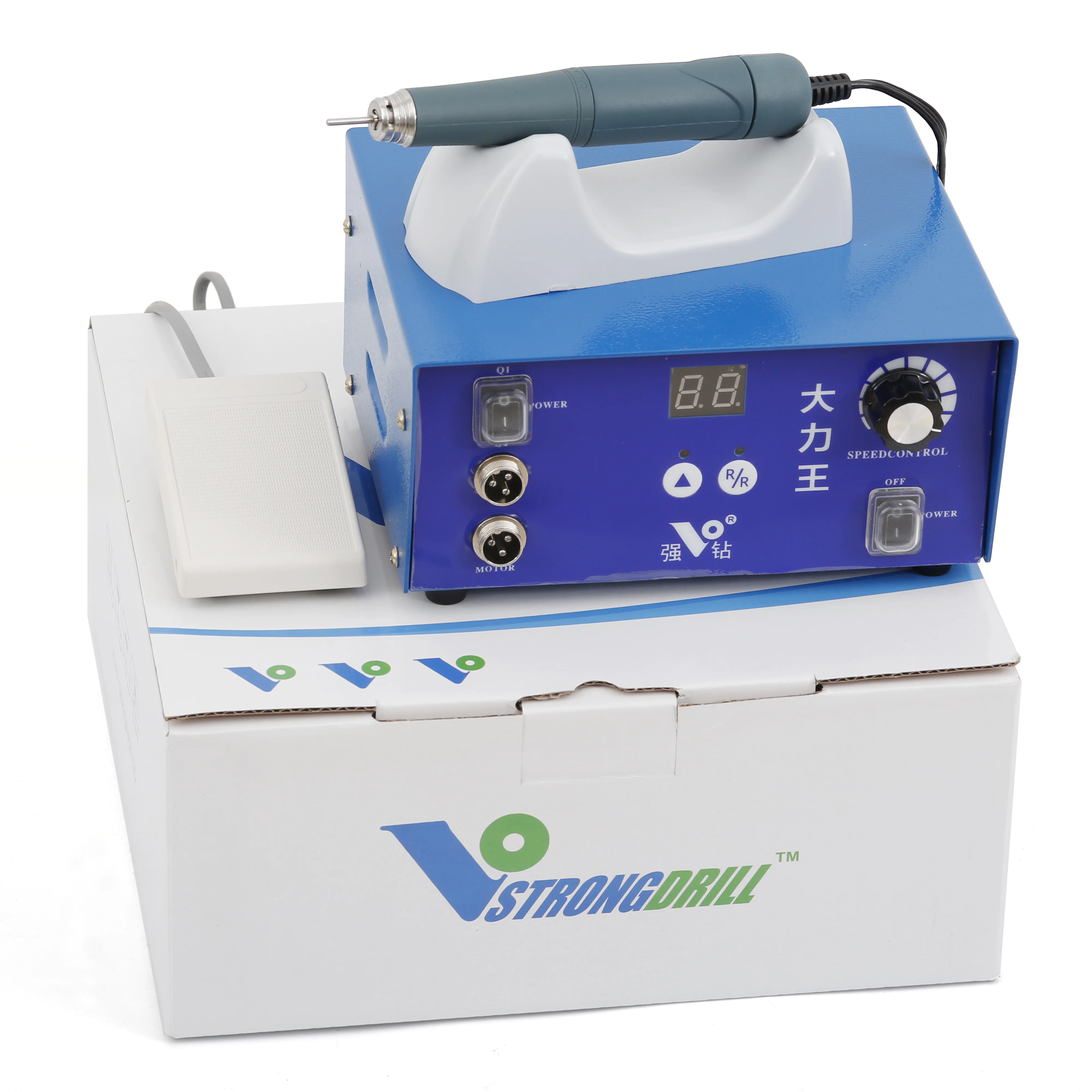 50000rpm Brushless Dental Lab Micromotor STRONG DRILLDALIWANG+107double-lock brushless handpiece
50000rpm Brushless Dental Lab Micromotor STRONG DRILLDALIWANG+107double-lock brushless handpiece