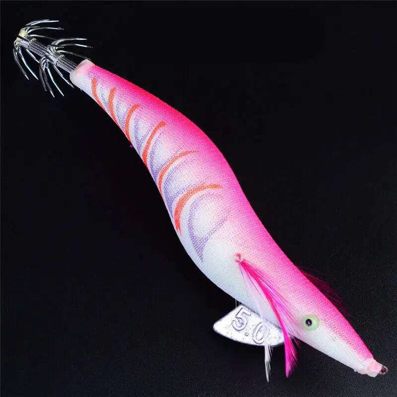 5pcs 19cm/42.6g Squid Jig Shrimp Fishing Lures Bait 5.0# Vertical Hook Lure Artificial Crankbait Swimbait Saltwater Color Random
5pcs 19cm/42.6g Squid Jig Shrimp Fishing Lures Bait 5.0# Vertical Hook Lure Artificial Crankbait Swimbait Saltwater Color Random