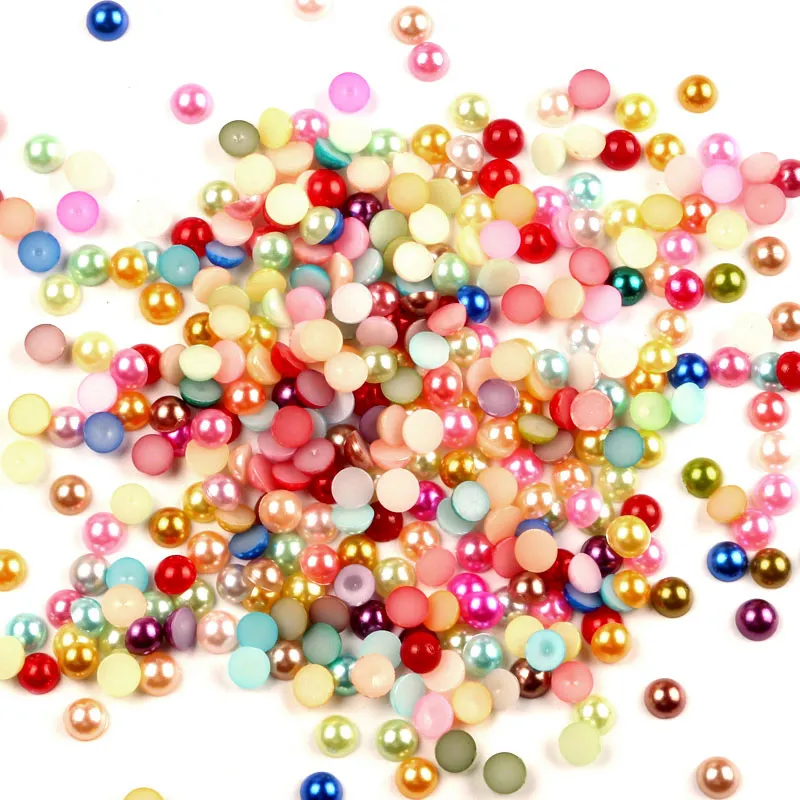 1000pcs 6/7/8/9/10mm Colorful AB Pearls Half Round Flatback Beads For Clothes Jewelry Making DIY Embellishments Accessories
1000pcs 6/7/8/9/10mm Colorful AB Pearls Half Round Flatback Beads For Clothes Jewelry Making DIY Embellishments Accessories