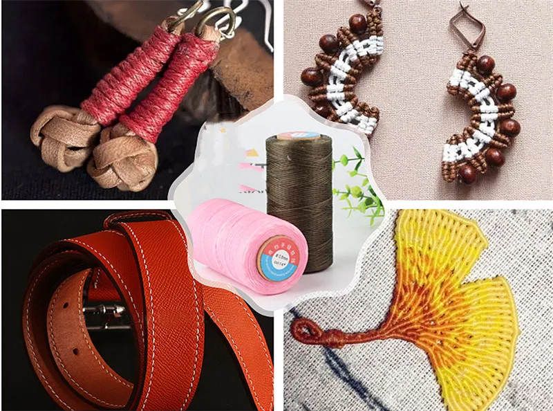 260m Waxed Thread Cotton polyester 0.8MM Hand Knitting String Strap Necklace Rope Bead Sewing Craft for Leather Caft Stitching
260m Waxed Thread Cotton polyester 0.8MM Hand Knitting String Strap Necklace Rope Bead Sewing Craft for Leather Caft Stitching