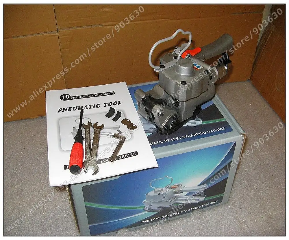 HOT SALE wholesale 100% New Pneumatic Sealless Friction Welded Strapping Machine,Manual Packing Tool For Plastic Strap 13-19mm
HOT SALE wholesale 100% New Pneumatic Sealless Friction Welded Strapping Machine,Manual Packing Tool For Plastic Strap 13-19mm