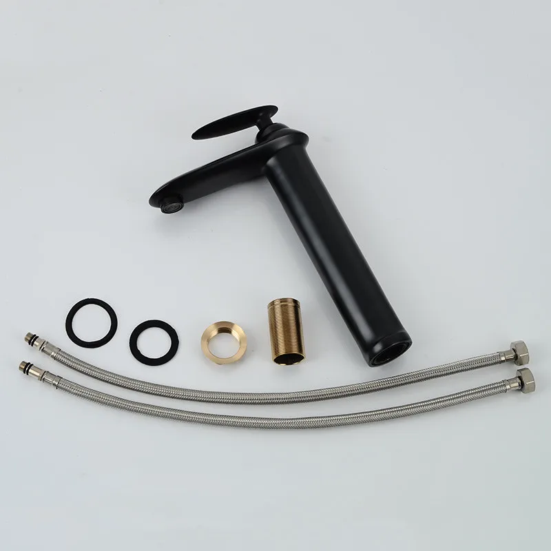 Modern Bathroom Solid Brass Black Basin Faucet Deck Mounted Oil Rubbed Sink Faucet Single Handle Mixer Water Taps WF-S79-308
Modern Bathroom Solid Brass Black Basin Faucet Deck Mounted Oil Rubbed Sink Faucet Single Handle Mixer Water Taps WF-S79-308