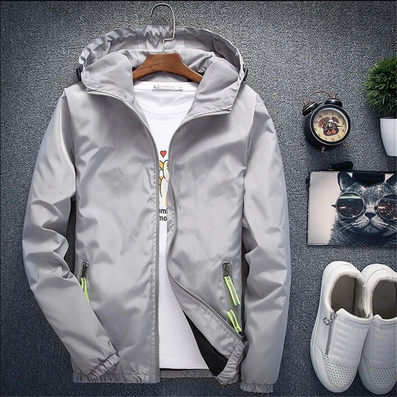 Hot Sale New Mens Bomber Jacket Men's Baseball Coat Spring Autumn Casual Solid Color Thin Zipper Hooded Windbreaker Outwear 7XL
Hot Sale New Mens Bomber Jacket Men's Baseball Coat Spring Autumn Casual Solid Color Thin Zipper Hooded Windbreaker Outwear 7XL