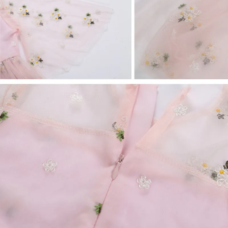 DFXD New Teenager Girls Summer Princess Dress High Quality 3-14Yrs Children Flare Sleeve Net Veil Flower Embroidery Party Dress
DFXD New Teenager Girls Summer Princess Dress High Quality 3-14Yrs Children Flare Sleeve Net Veil Flower Embroidery Party Dress