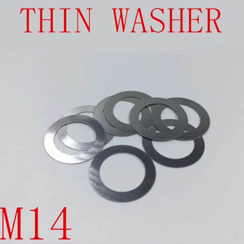 100PCS M14 thin washer 0.1mm 0.2mm 0.3mm 0.5mm Stainless Steel 304 Ultra-thin Flat Washer Gasket Gap Adjustment washer
100PCS M14 thin washer 0.1mm 0.2mm 0.3mm 0.5mm Stainless Steel 304 Ultra-thin Flat Washer Gasket Gap Adjustment washer