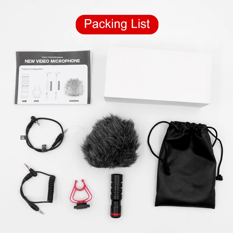 Camera Video Microphone RE-150 DSLR recording microphone for SLR photography Vlog microphone iPhone 7 6 Andriod Smartphone
Camera Video Microphone RE-150 DSLR recording microphone for SLR photography Vlog microphone iPhone 7 6 Andriod Smartphone
