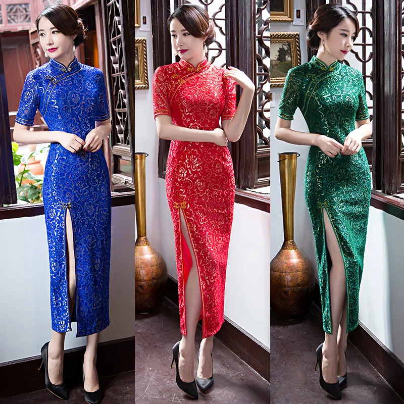 Fashion vintage Shanghai story cheongsam style party dress women sexy vestido,one piece blue,green,red slim long summer dress
Fashion vintage Shanghai story cheongsam style party dress women sexy vestido,one piece blue,green,red slim long summer dress