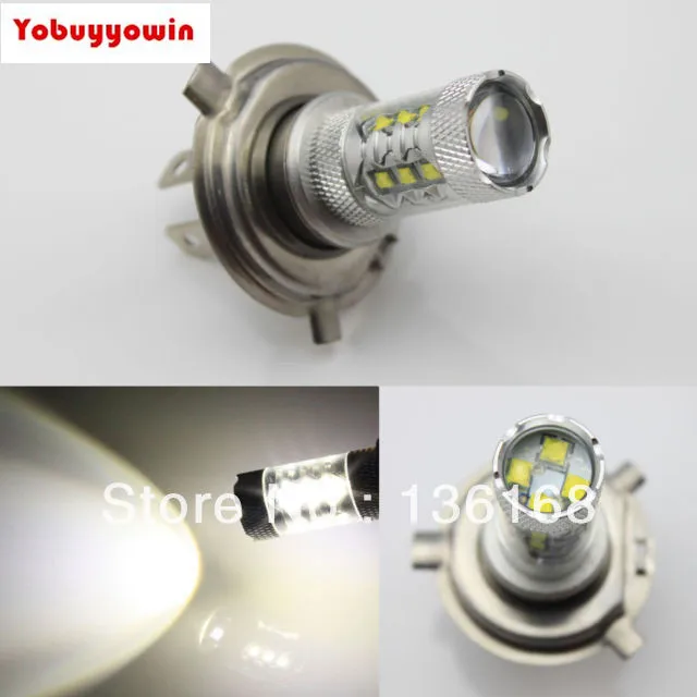 Free Shipping 2 Pieces H4 HB2 80w CREE Chips LED White 6000k Car Auto Fog Light Daytime Running Bulb
Free Shipping 2 Pieces H4 HB2 80w CREE Chips LED White 6000k Car Auto Fog Light Daytime Running Bulb
