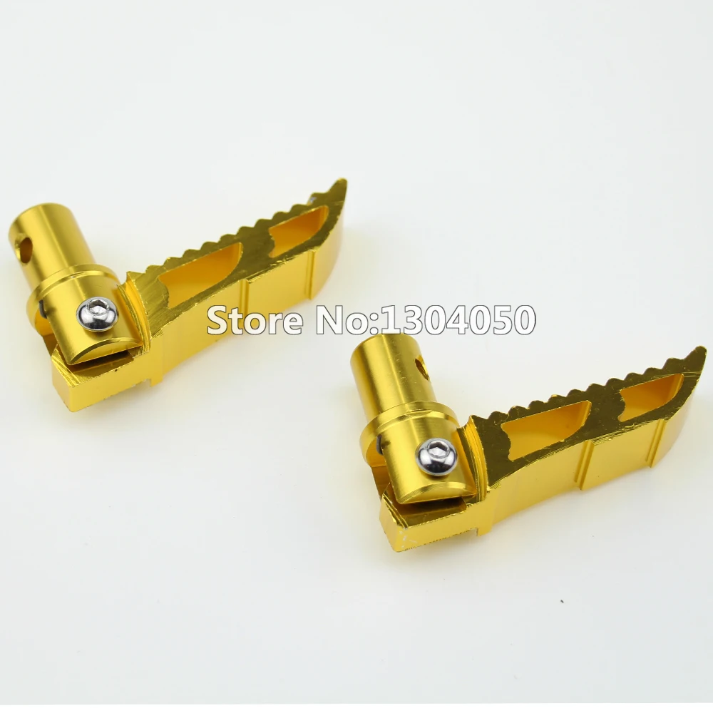 New ALUMINUM CNC Footpeg Pegs Foot Rest For 47CC 49CC MINI Moto Dirt Pocket Bikes Golden
New ALUMINUM CNC Footpeg Pegs Foot Rest For 47CC 49CC MINI Moto Dirt Pocket Bikes Golden