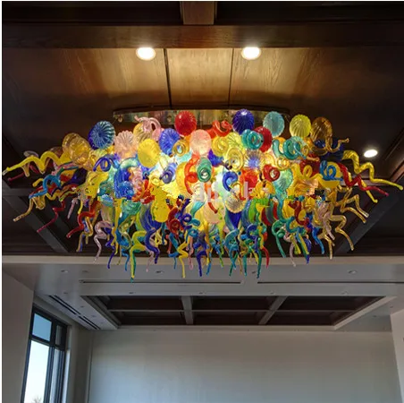 Office Light Commercial High Quality Colorful Murano Glass Chandelier Lighting
Office Light Commercial High Quality Colorful Murano Glass Chandelier Lighting