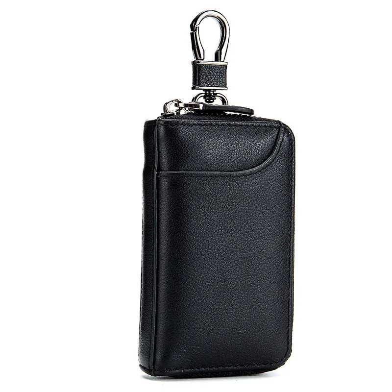 Real Leather Key Holder Keychain Zipper Waist Hanging Key Wallets Housekeeper Practical Car Remote Key Pass Card Large Capacity
Real Leather Key Holder Keychain Zipper Waist Hanging Key Wallets Housekeeper Practical Car Remote Key Pass Card Large Capacity