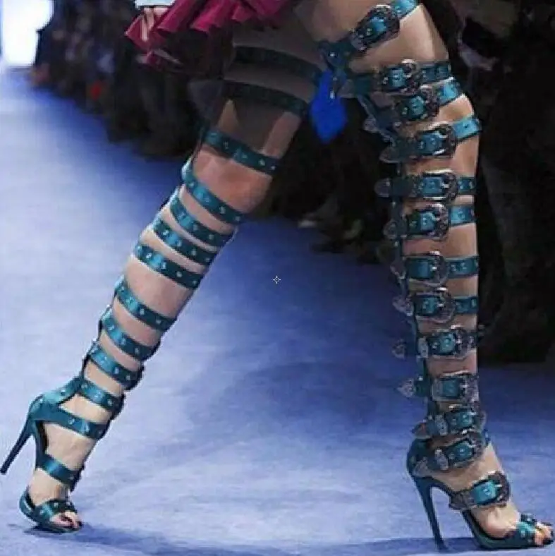 Hot Sexy Fashion All Kinds of Colors PU Over-the-Knee Shoes Peep Toe Thin Heels Women's Shoes Buckle Big Size Women's Boots
Hot Sexy Fashion All Kinds of Colors PU Over-the-Knee Shoes Peep Toe Thin Heels Women's Shoes Buckle Big Size Women's Boots
