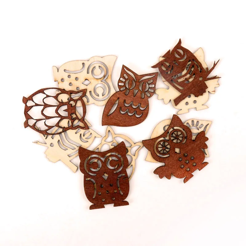 Cute Owl Pattern Wooden Scrapbooking Paitning Collection Craft Handmade DIY Accessory Home Decoration DIY 38-45mm 10pcs MZ209
Cute Owl Pattern Wooden Scrapbooking Paitning Collection Craft Handmade DIY Accessory Home Decoration DIY 38-45mm 10pcs MZ209
