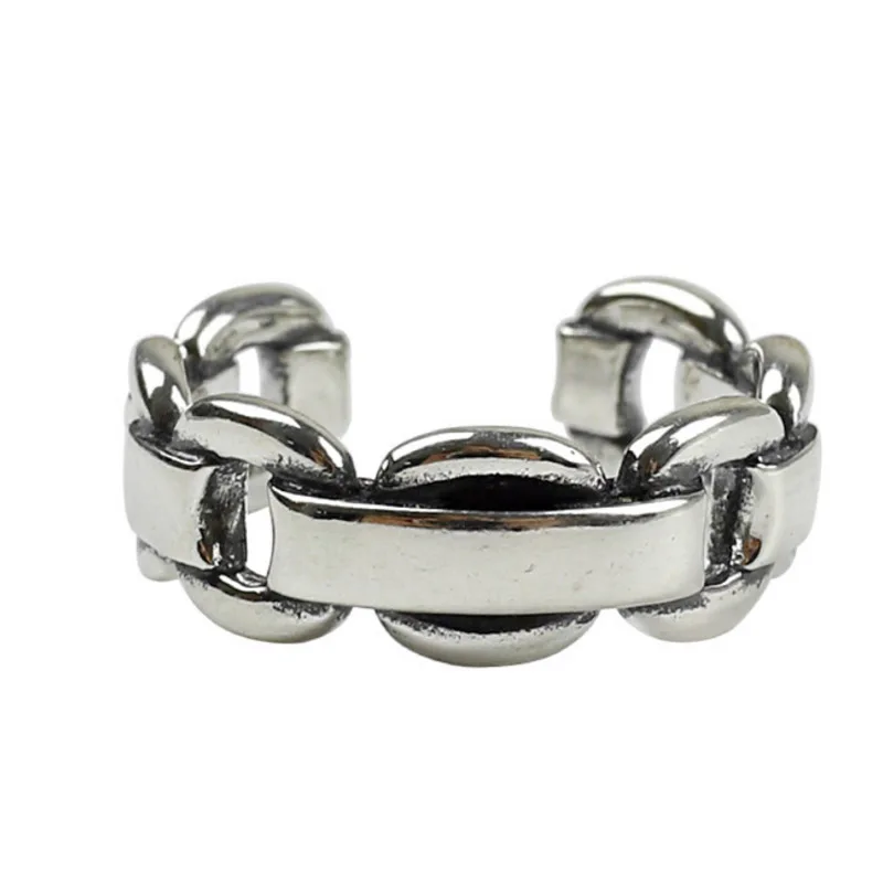 925 Sterling Silver Smooth Adjustable Chain Ring Opening Elegant Lady Vintage Jewelry Bijoux Femme
925 Sterling Silver Smooth Adjustable Chain Ring Opening Elegant Lady Vintage Jewelry Bijoux Femme
