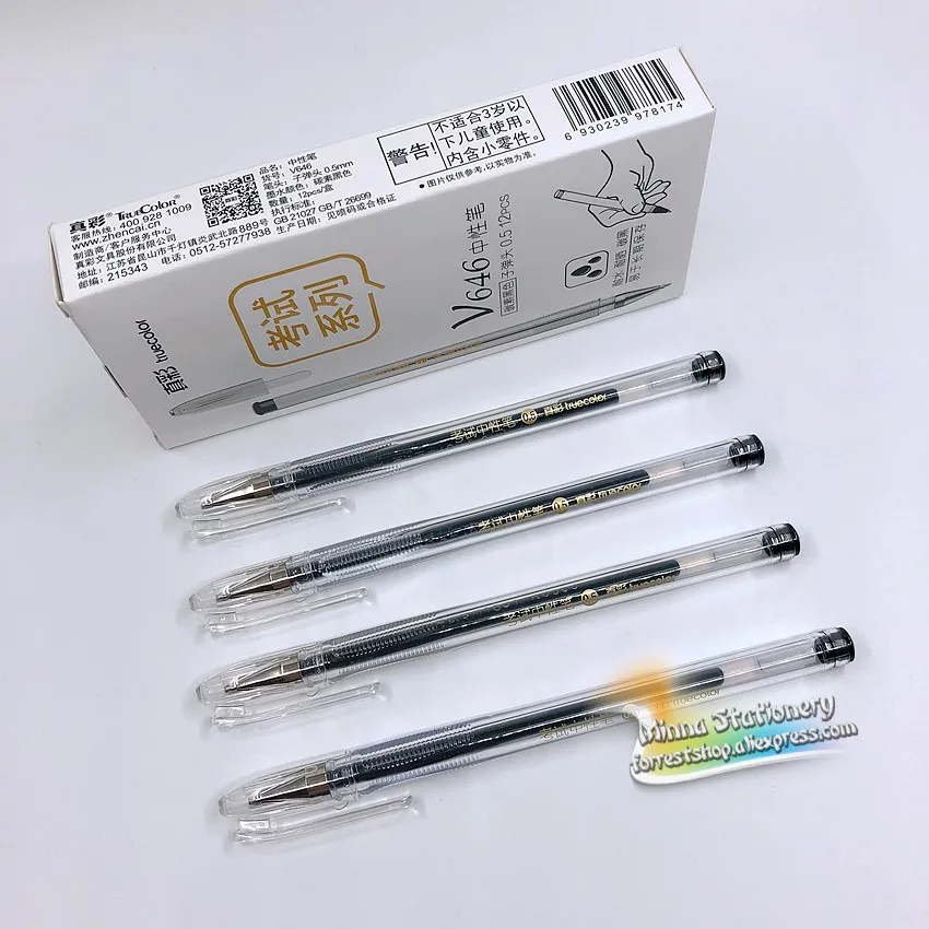TrueColor High Quality Office School Supplies Bullet Nib Black Roller Ball Pens 0.5mm Gel Ink Pen For Writing V646
TrueColor High Quality Office School Supplies Bullet Nib Black Roller Ball Pens 0.5mm Gel Ink Pen For Writing V646