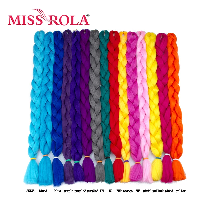Miss Rola 82inch Jumbo Braids Hair Extensions 1pcs Synthetic Braiding Hair 165g Crotchet High Temperature Fiber 30 Pure Colors
Miss Rola 82inch Jumbo Braids Hair Extensions 1pcs Synthetic Braiding Hair 165g Crotchet High Temperature Fiber 30 Pure Colors