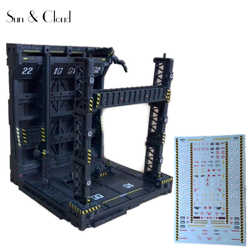 Freely Combined Gundam Hangar Domain Base Scenario Building Mechanical Chain Base Action Figure Model Decals for Base
Freely Combined Gundam Hangar Domain Base Scenario Building Mechanical Chain Base Action Figure Model Decals for Base
