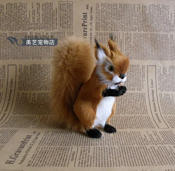 Simulation squirrel polyethylene&furs squirrel model funny gift about 11cmx6cmx12cm
Simulation squirrel polyethylene&furs squirrel model funny gift about 11cmx6cmx12cm