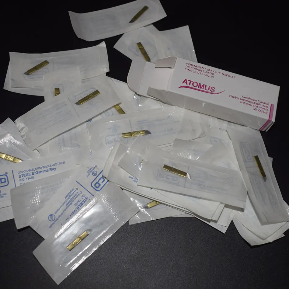 50pcs 12/14 Pins U Shape Hard PCD Permanent Makeup Tattoo Needles Blade For 3D Eyebrow Tattoo Microblading Tattoo Pen
50pcs 12/14 Pins U Shape Hard PCD Permanent Makeup Tattoo Needles Blade For 3D Eyebrow Tattoo Microblading Tattoo Pen