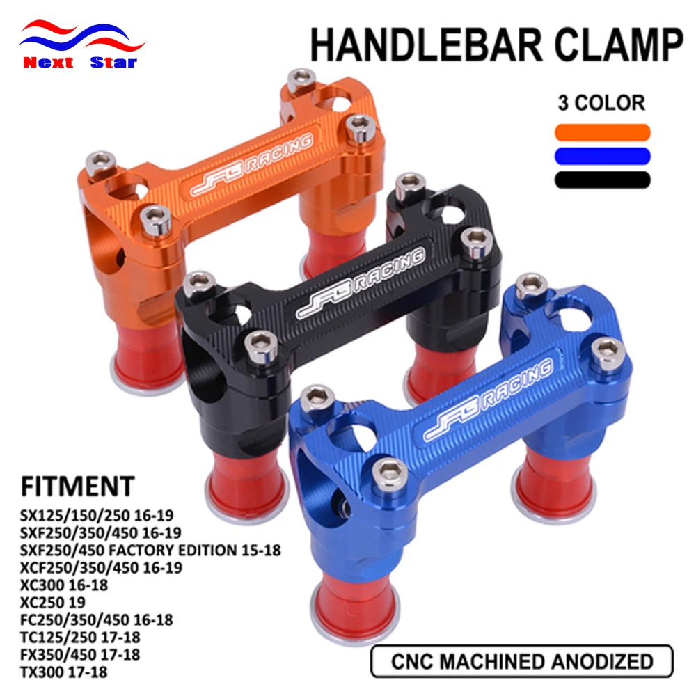 28mm CNC Billet HandleBar Handle Bar Riser Mount Clamp For KTM SX125 SX150 SX250 XC250 XC300 SX SXF XC XCF XCFW 125 250 350 450
28mm CNC Billet HandleBar Handle Bar Riser Mount Clamp For KTM SX125 SX150 SX250 XC250 XC300 SX SXF XC XCF XCFW 125 250 350 450