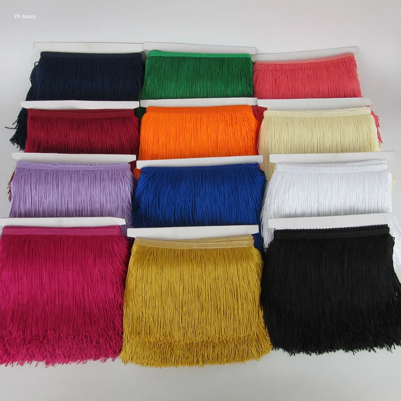 YY-tesco 5 Yard 15CM Long Lace Fringe Trim Tassel Fringe Trimming For Latin Dress Stage Clothes Accessories Lace Ribbon DIY
YY-tesco 5 Yard 15CM Long Lace Fringe Trim Tassel Fringe Trimming For Latin Dress Stage Clothes Accessories Lace Ribbon DIY