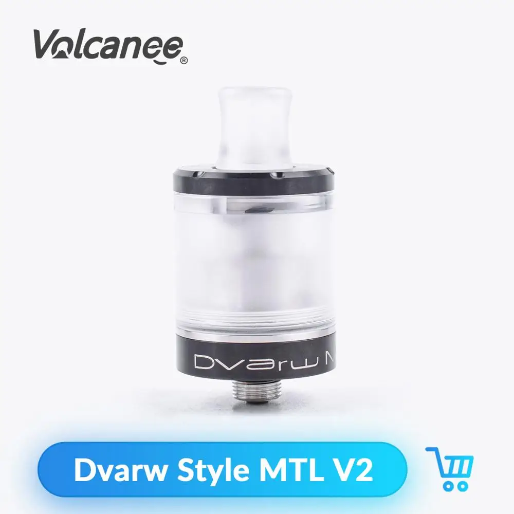 Регулируемый воздушный поток вулкани Dvarw V2 MTL RTA Полупрозрачная трубка 22 мм для