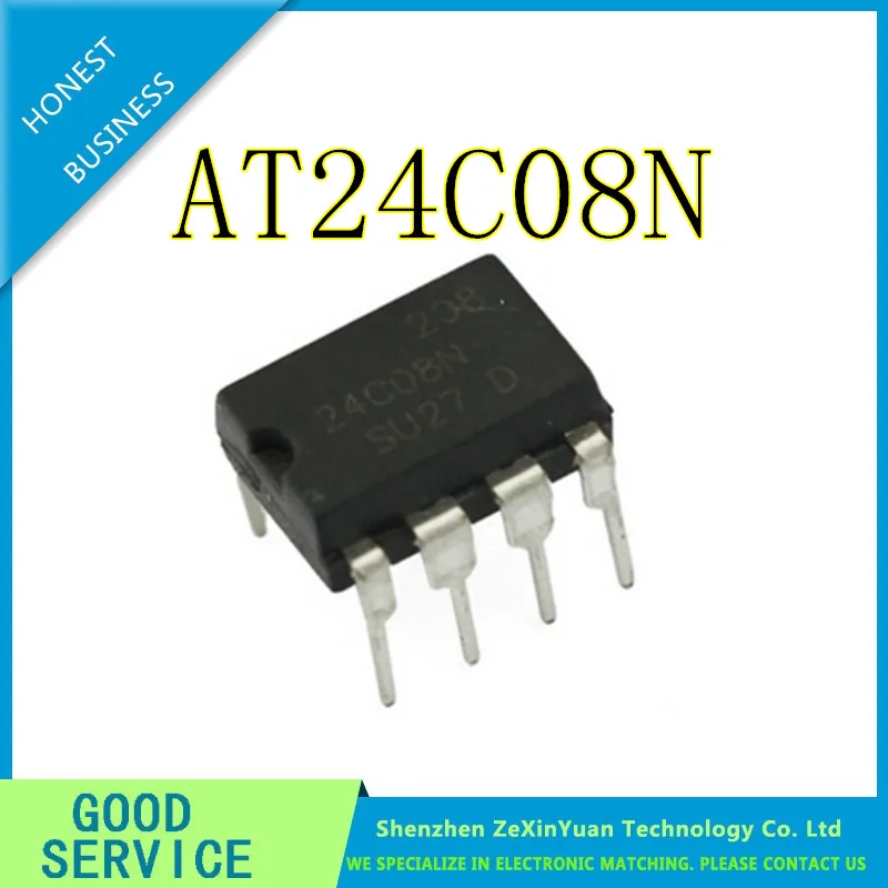 50 шт./лот AT24C08AN AT24C08N AT24C08A AT24C08 DIP-8 Новый IC | Электроника