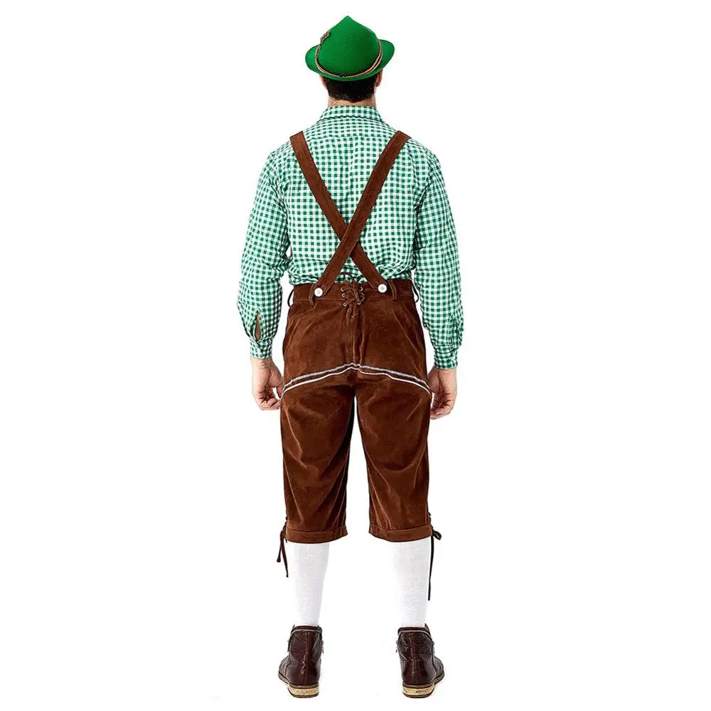 Oktoberfest Costume Lederhosen Bavarian Octoberfest German Beer Festival Brown Pant Shirt Sets for Men Beer Costumes
Oktoberfest Costume Lederhosen Bavarian Octoberfest German Beer Festival Brown Pant Shirt Sets for Men Beer Costumes