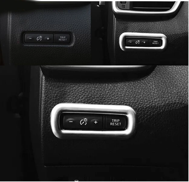 Аксессуары подходят для 2014 2015 2016 Nissan QASHQAI J11 Кнопка одометра для приборной панели хромированная крышка отделка LHD
Аксессуары подходят для 2014 2015 2016 Nissan QASHQAI J11 Кнопка одометра для приборной панели хромированная крышка отделка LHD