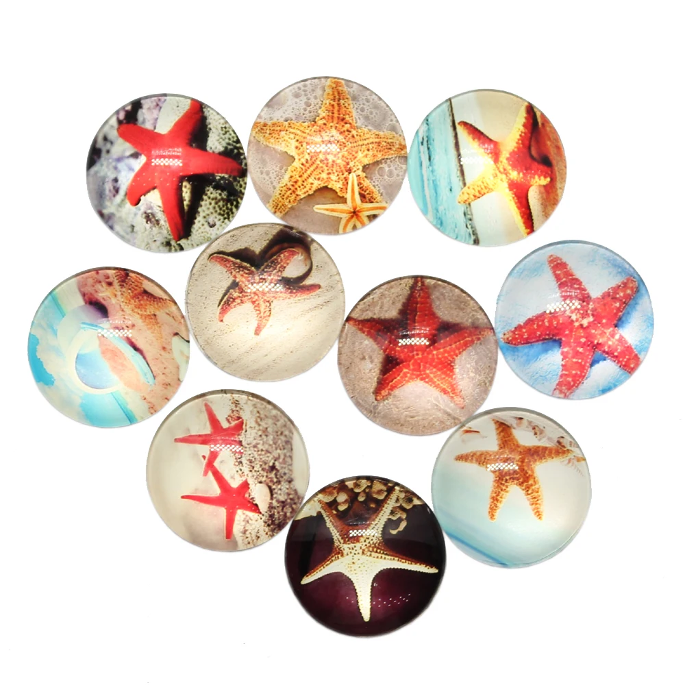 New Fashion 10pcs 25mm Mixed Beach Starfish Blue Sky Handmade Cabochons Glass DIY Embellishment For Crafts Jewelry Making
New Fashion 10pcs 25mm Mixed Beach Starfish Blue Sky Handmade Cabochons Glass DIY Embellishment For Crafts Jewelry Making
